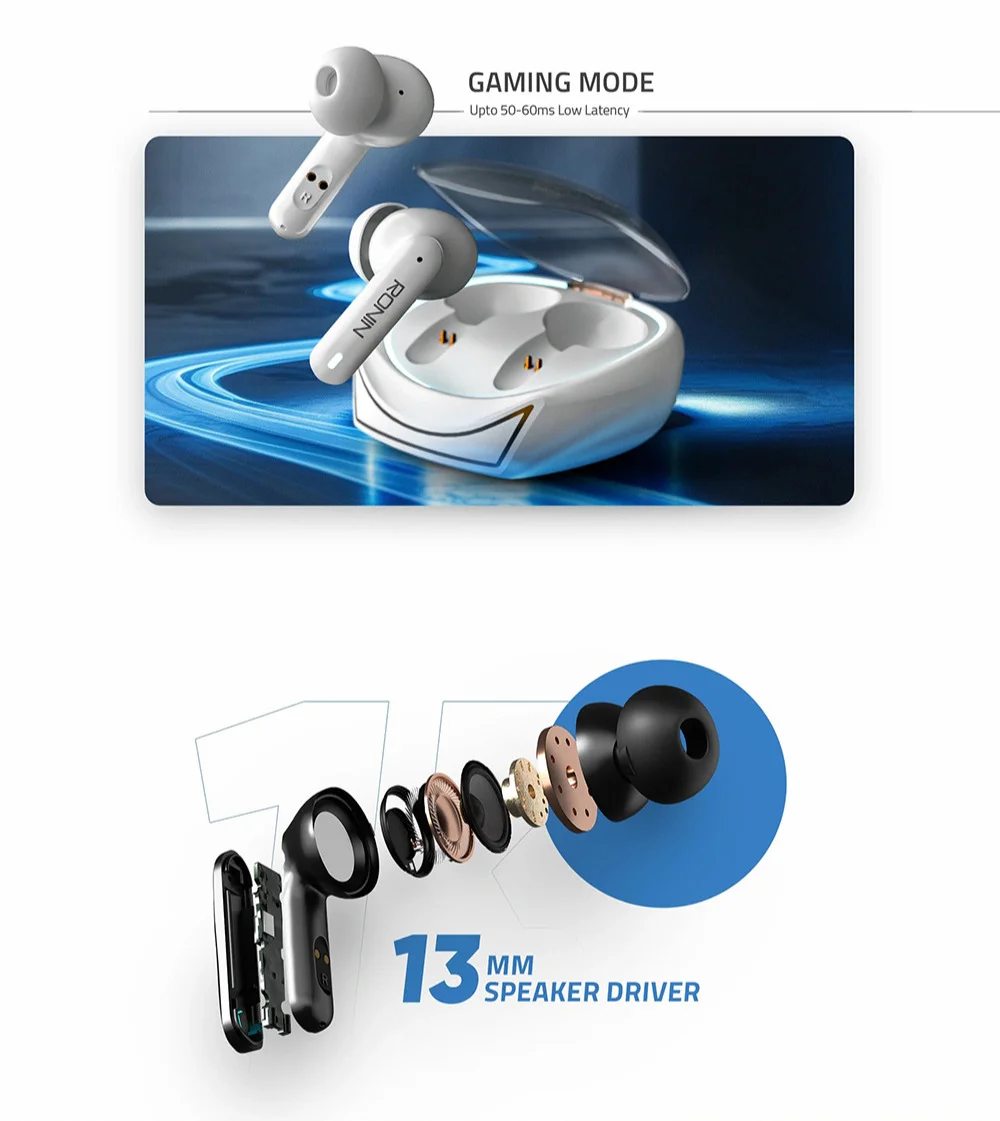 Ronin Dynasty R-520 wireless earbuds available on FlexyBay