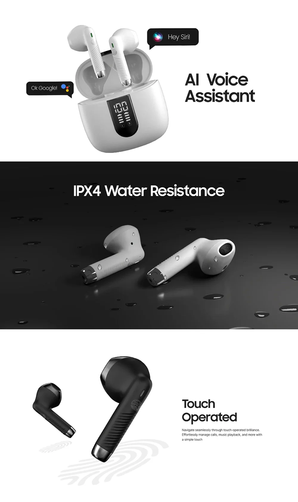 Ronin Mashion R-190 wireless earbuds available on FlexyBay
