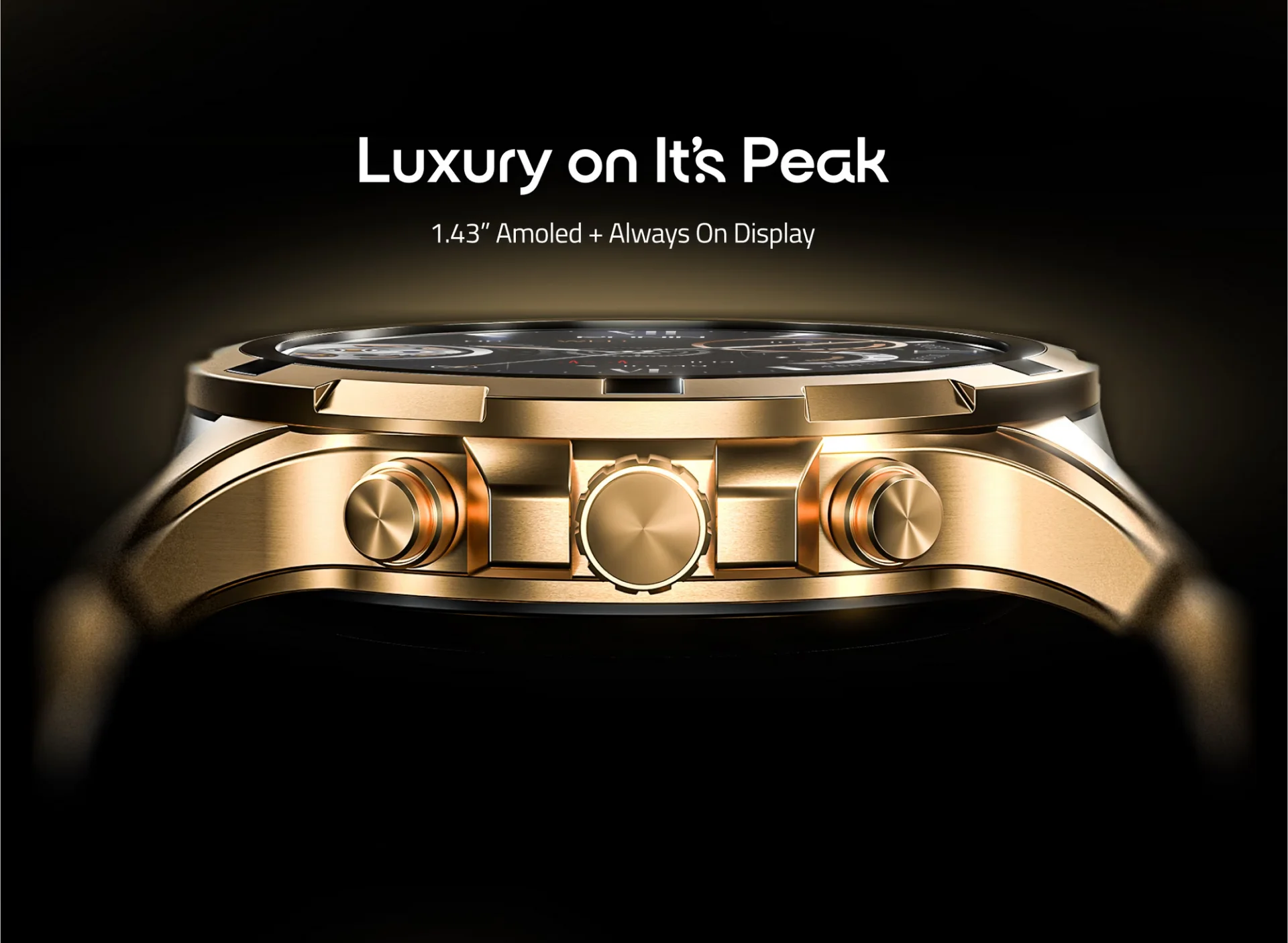 Ronin R-014 Luxe Smart Watch with AMOLED display available on FlexyBay