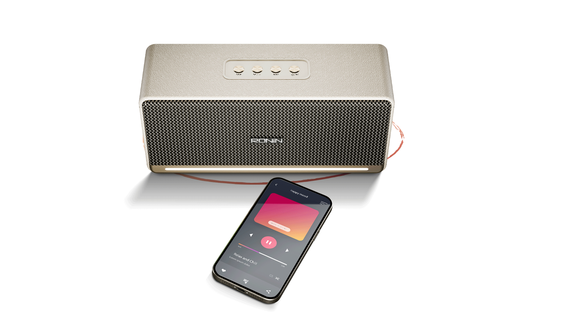 Ronin Retro Speaker R-3035 wireless speaker available on FlexyBay