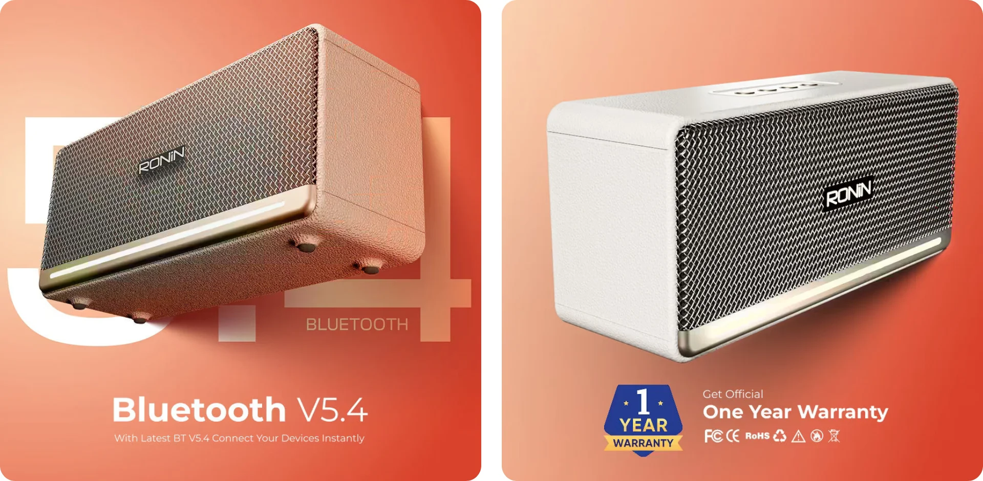 Ronin Retro Speaker R-3035 wireless speaker available on FlexyBay