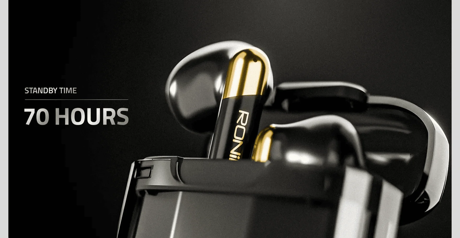 Ronin Snap R-7070 wireless earbuds available on FlexyBay