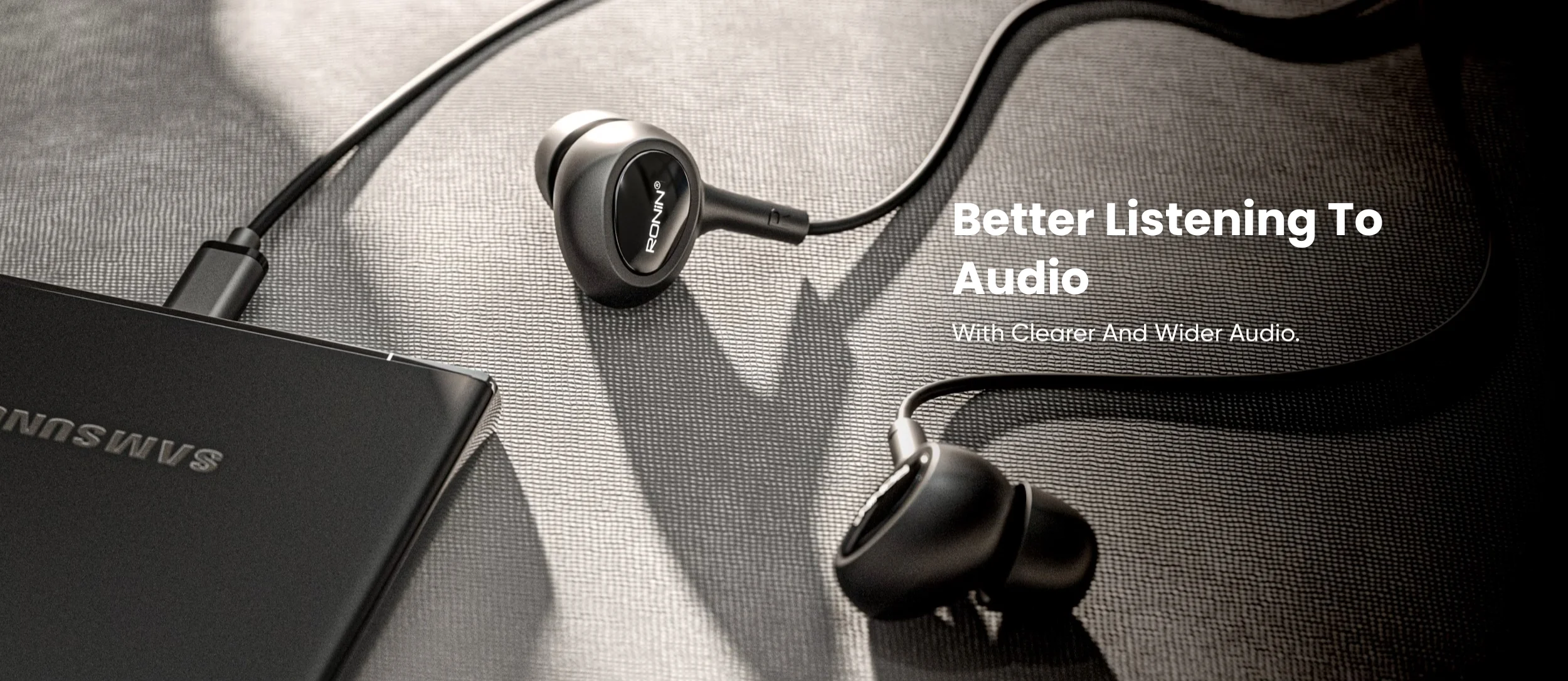 Ronin Buzz R-5 handsfree with 3.5mm and Type-C options available on FlexyBay