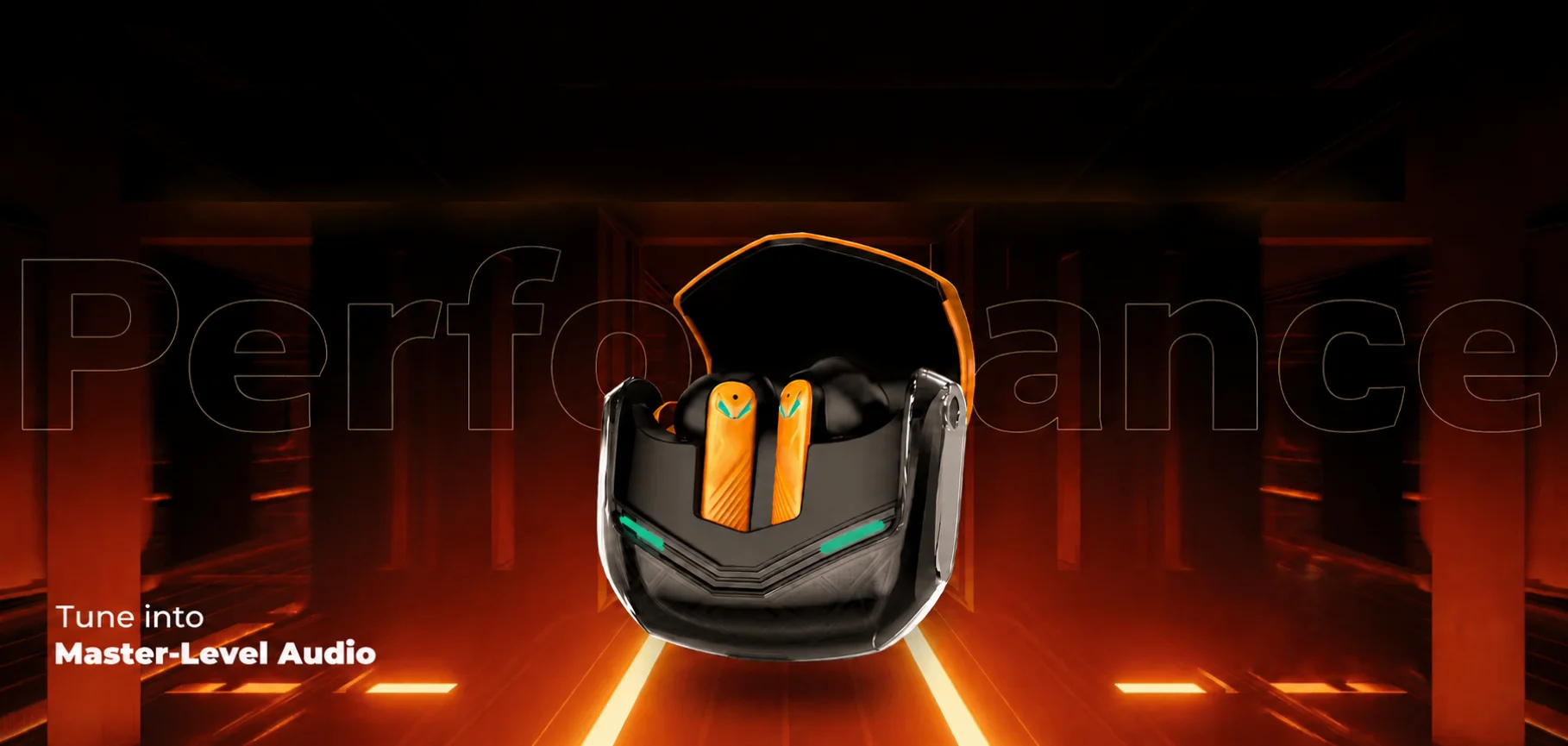 S45 ANC TWS earbuds with LED battery indicator and Type-C charging on FlexyBay