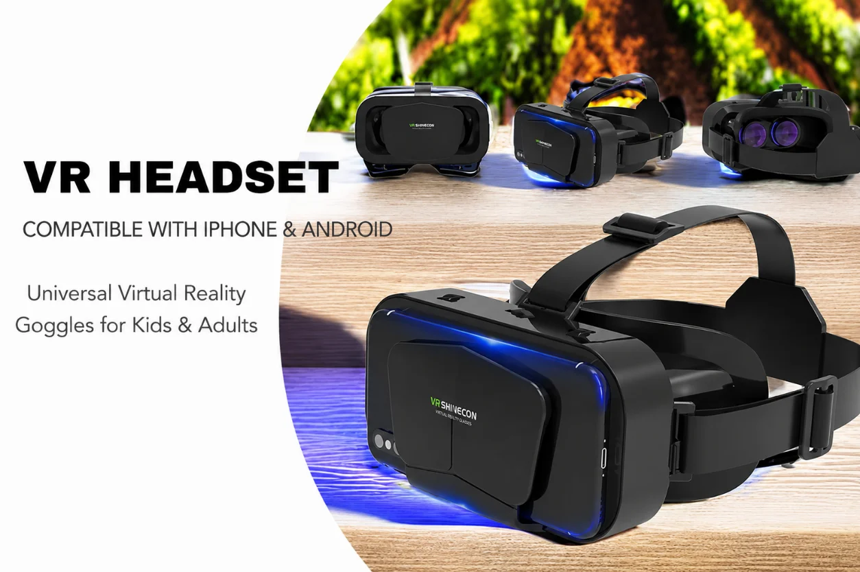 Shinecon G10 3D VR headset for compatible smartphones on FlexyBay