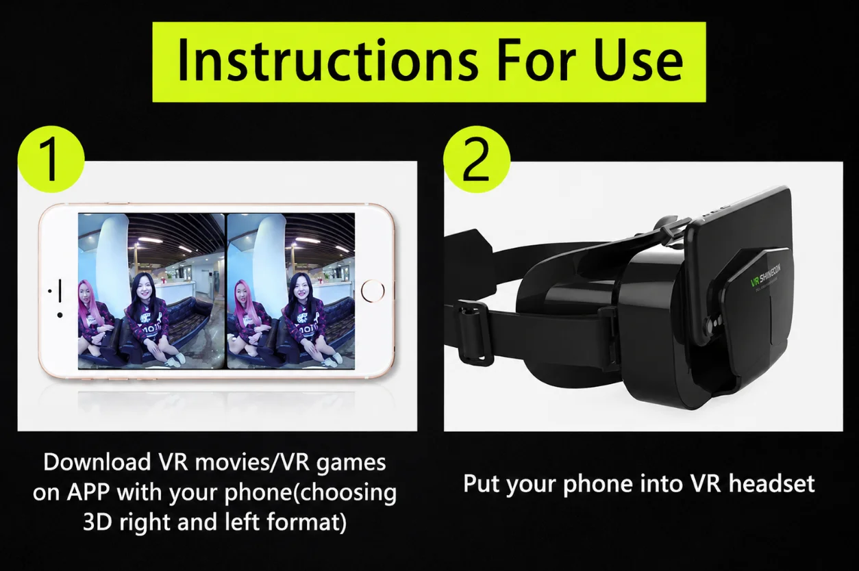 Shinecon G10 3D VR headset for compatible smartphones on FlexyBay