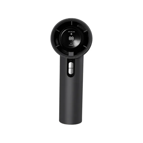 WX638 rechargeable handheld fan with LED display and Type-C charging on FlexyBay