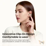 Langsdom TS31 clip-on open-ear TWS earbuds with charging case on FlexyBay