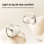 Langsdom TS31 clip-on open-ear TWS earbuds with charging case on FlexyBay